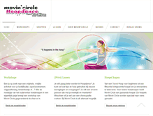 Tablet Screenshot of hoopdance.nl